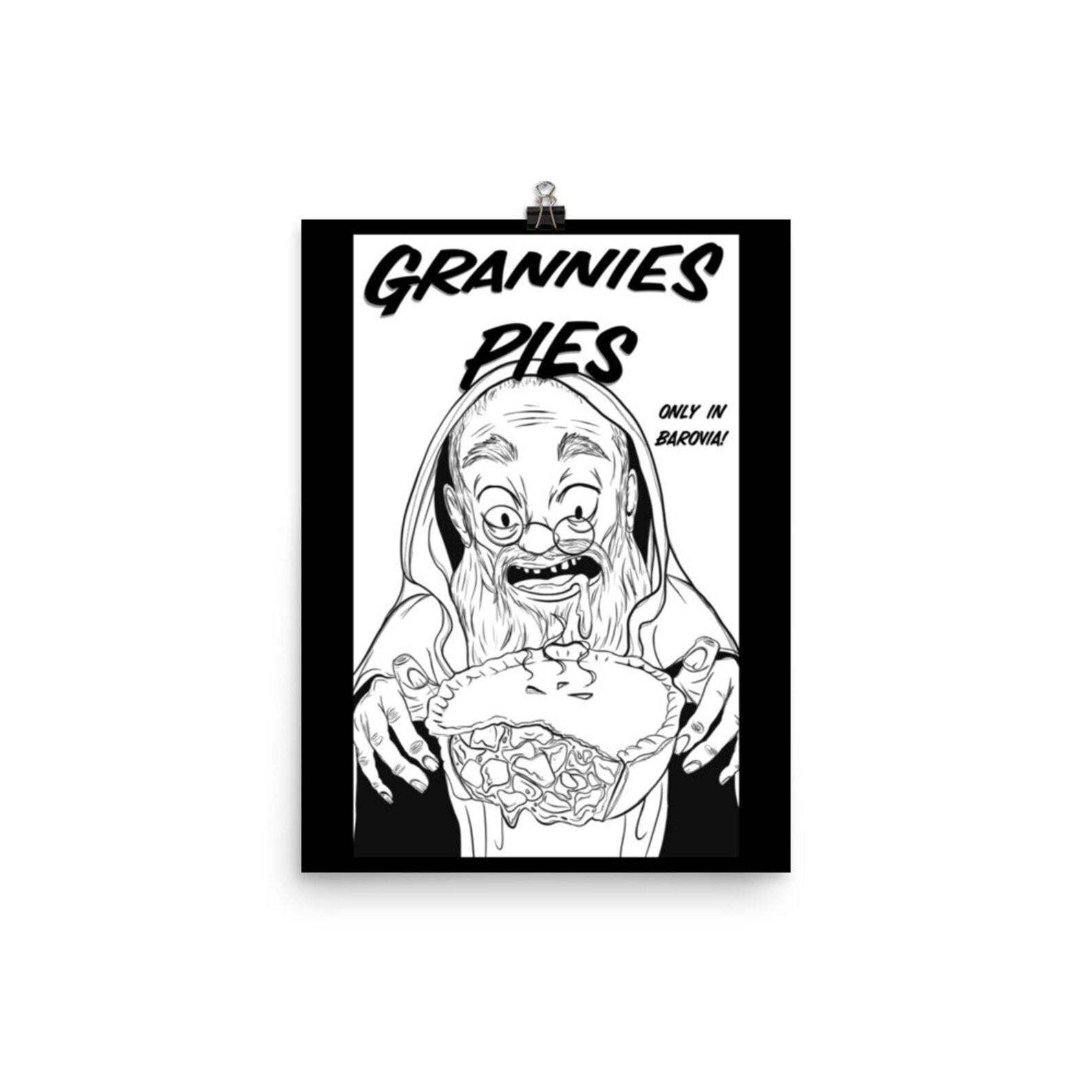 Curse of Strahd Gothic Dream Pies Poster Campaign Artwork Etsy