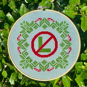 Punny NOeL Christmas Cross Stitch