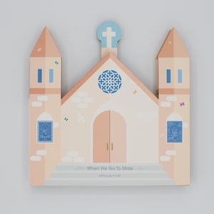 When We Go to Mass - shaped board book