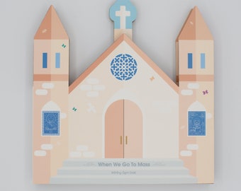 When We Go to Mass - shaped board book