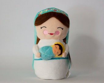 Mother Mary Plush Doll