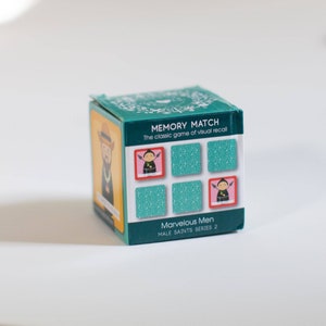 Memory Match Game- Marvelous Men Series 2 - Etsy