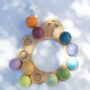 Wooden Decade Rosary Ball Set