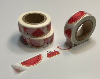 Wassermelonen Washi Tape, Wassermelonen Tape, Planer Washi Tape, Washi tape, Masking Tape, kawaii washi tape, japanisches washi tape