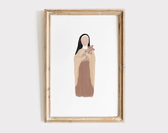 St. Therese of Lisieux, the Little Flower - Etsy