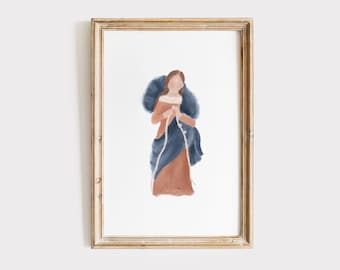 Our Lady Undoer of Knots Print Digital Download | Marian Art, Blessed Mother Art, Virgin Mary Art, Catholic Art Prints, Catholic Gifts