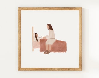 Talitha Koum Print Digital Download | Mark 5:41, Bible Art, Catholic Art Prints, Catholic Gifts