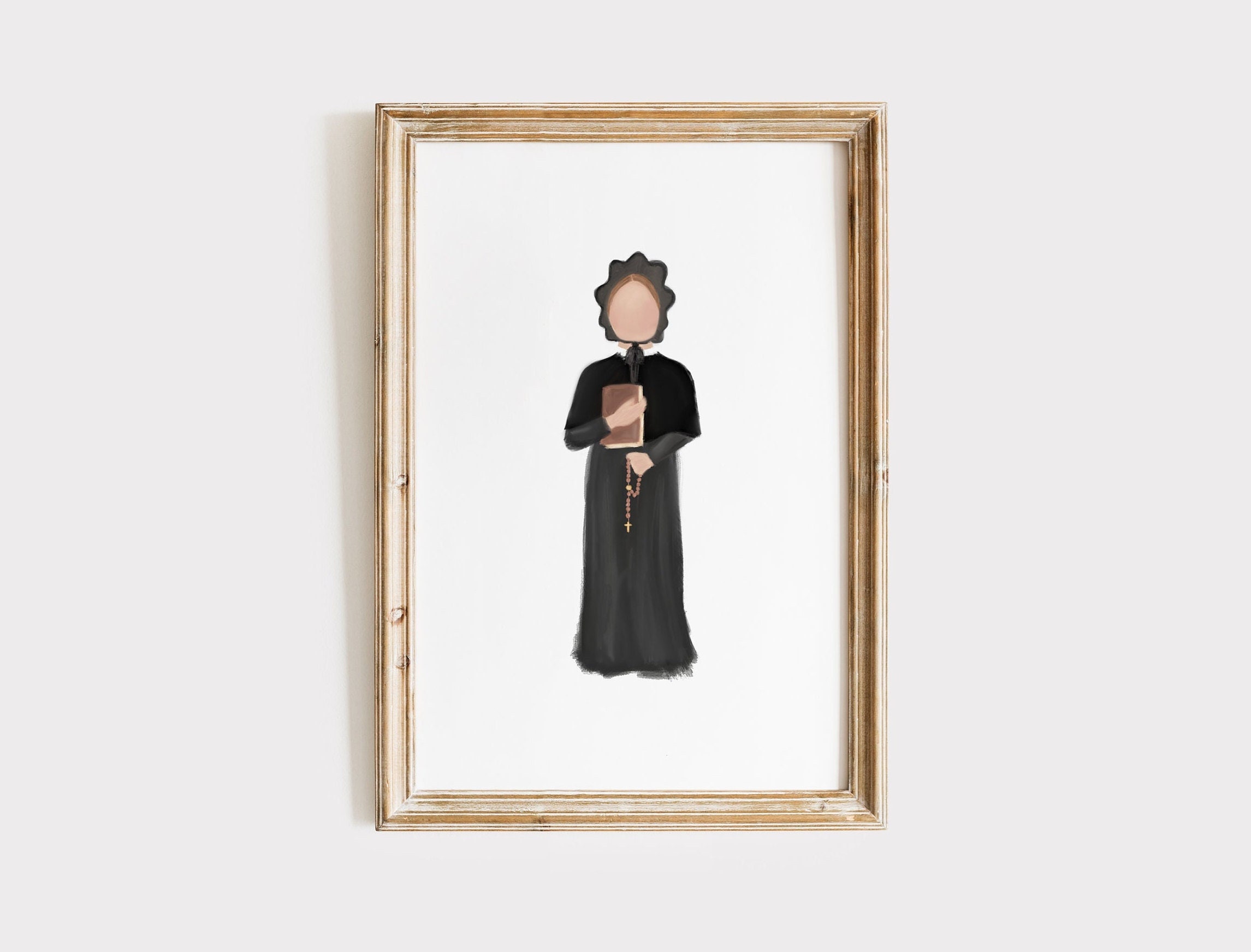 St. Elizabeth Ann Seton Print Digital Download | Saint Print, Catholic ...