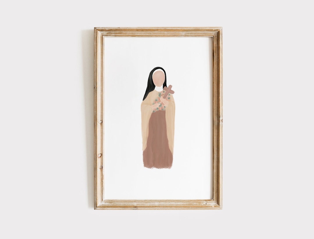 St. Therese of Lisieux Print Digital Download | the Little Flower ...