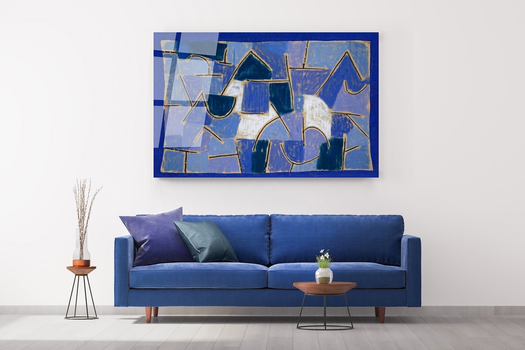 Blue Night by Paul Klee Popular Artist Tempered Acrylic Etsy