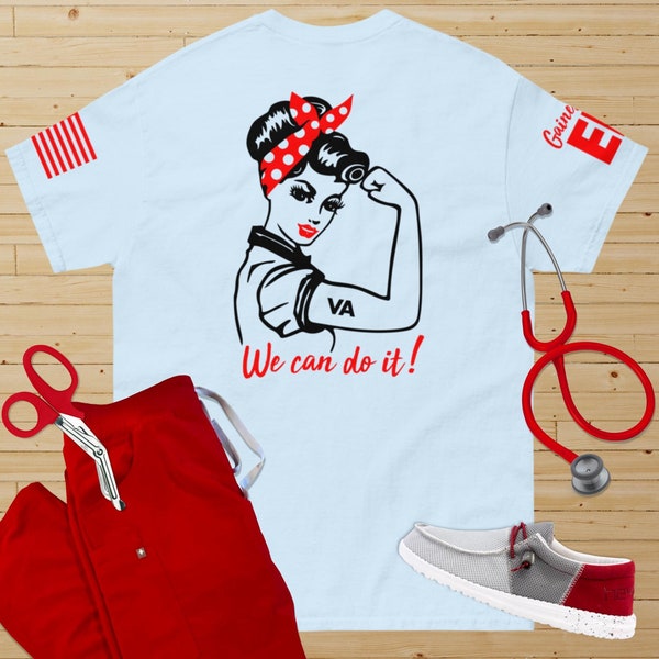 VA TogethER Rosie the Riveter Shirt | GNV ED, Gainesville Emergency Department