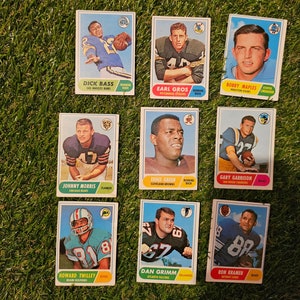 1968 Topps Football Karten
