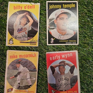 Figurine di baseball Topps del 1959