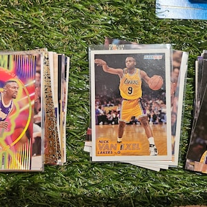 Varias tarjetas de Los Angeles Lakers