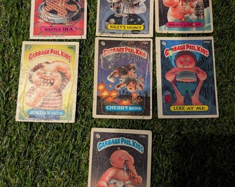 Garbage Pail Kids Card Choice Sticky Nikki, Chris Mess, Blockhead