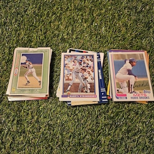 Vários cartões do NY Mets