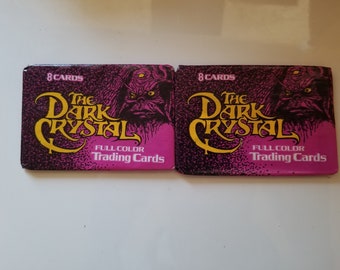 2 Dark Crystal trading card packs