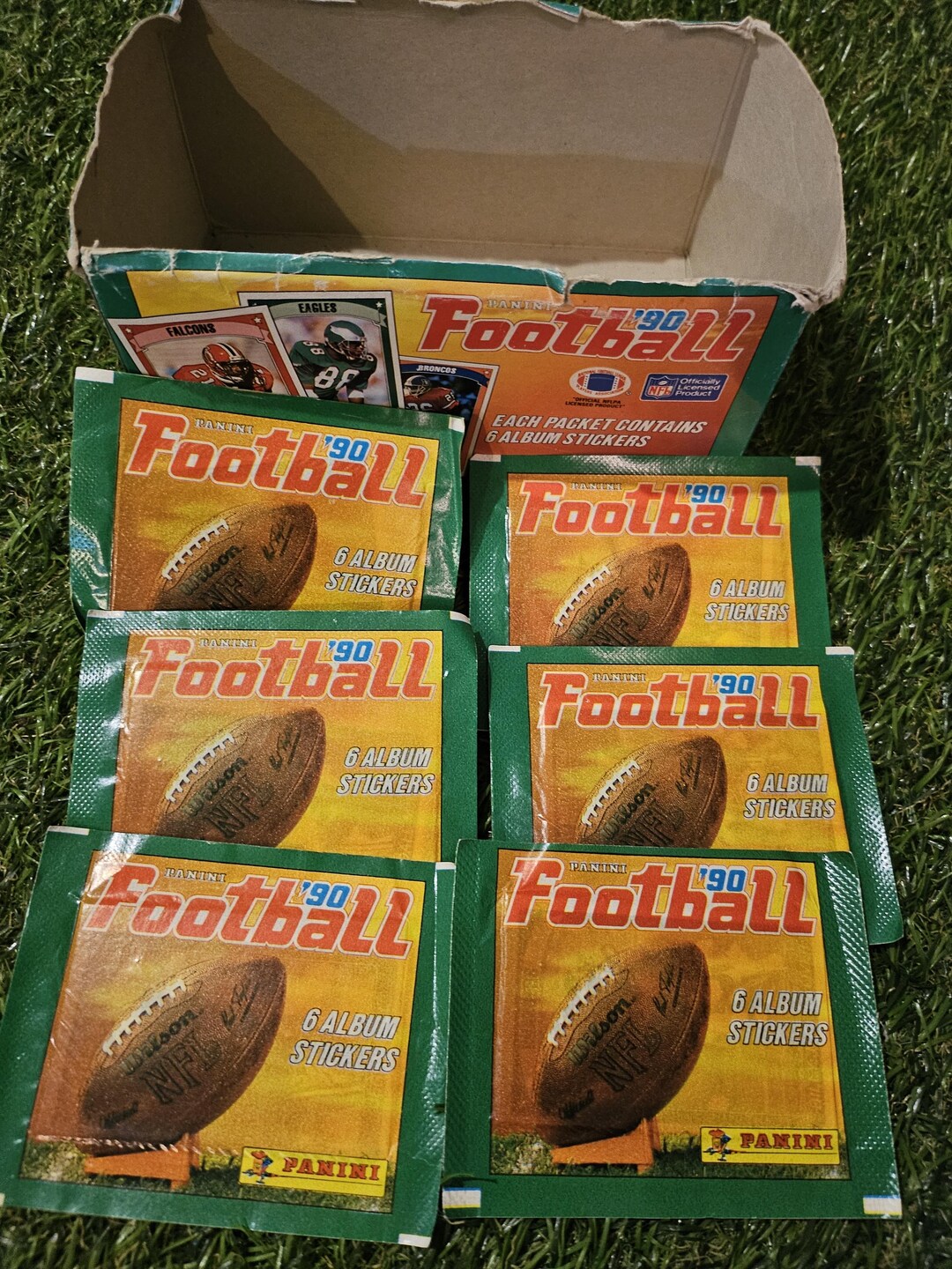 Panini Sticker Packet 1990 Panini Sticker Packs - Etsy