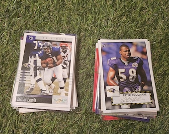 Various Baltimore Ravens cards