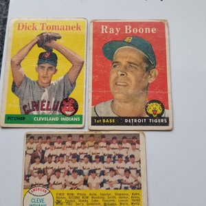 Carte da baseball Topps del 1958
