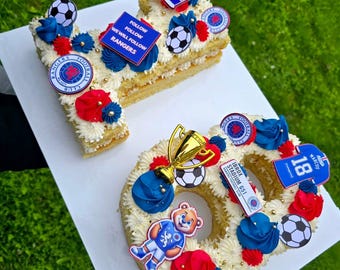 Rangers Cake Charms//Cupcake Toppers