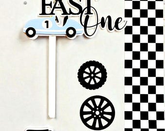 Fast One Cake Topper & Charms
