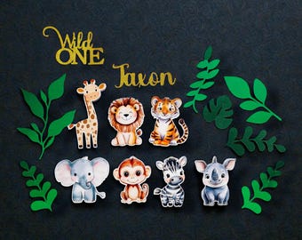 Wild One Cupcake Topper set