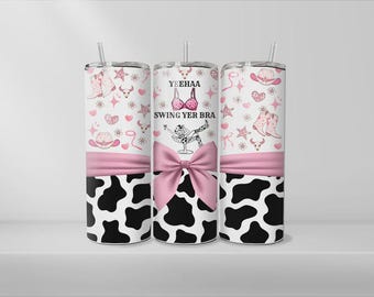 Yeehaa Swing Yer Bra Tumbler
