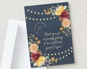 12 Step Recovery Thank You Card - Greeting Card for Anonymous Rooms, Sponsors, Sponsee Gifts, AA, NA, Al-Anon, OA Speakers Love Gifts