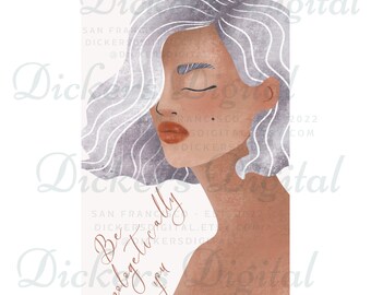 Be Unapologetically You - Affirmation - Phone Wallpaper, Background and Digital Sticker