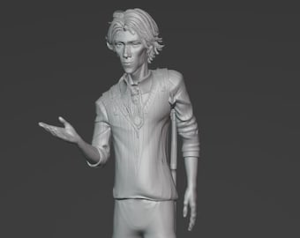 Viktor Arcane 3D print ready stl statue model file for figurine