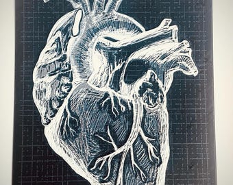 Anatomical Heart (3D printed art)