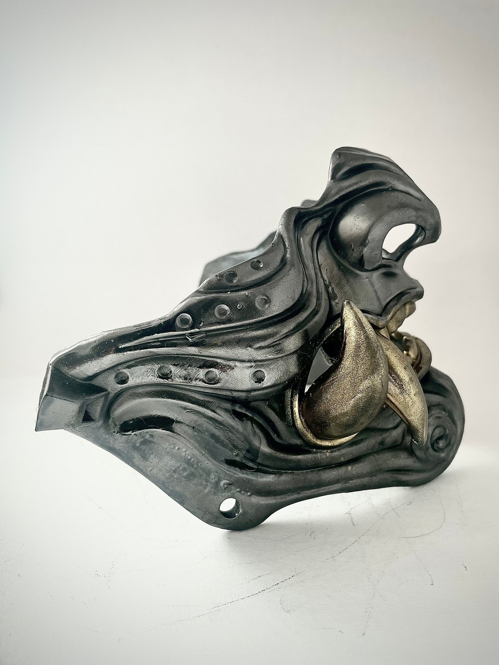 Japanese Menpo Oni Samurai Mask *made to Order* - Etsy