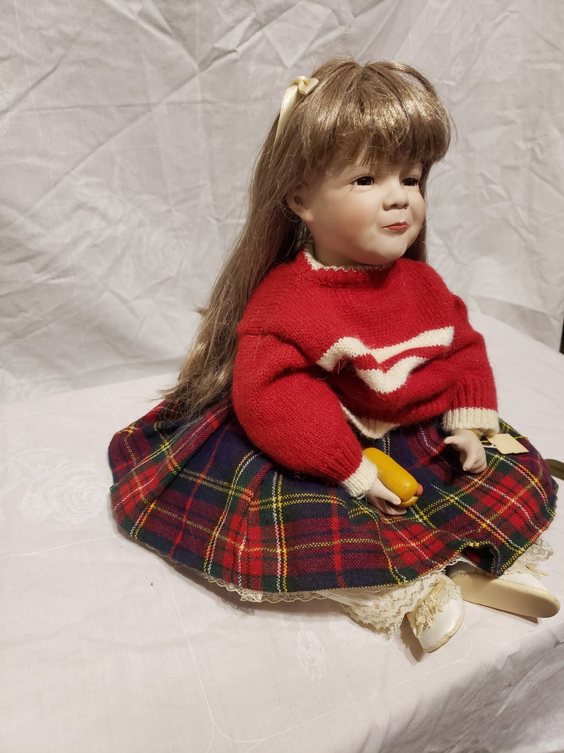 The Wimbledon Collection, Vintage Porcelain Dolls, Kayla and Krista. Etsy