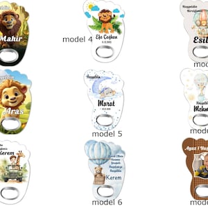 Custom Baby Shower Magnet Bottle Opener: Personalized Favors