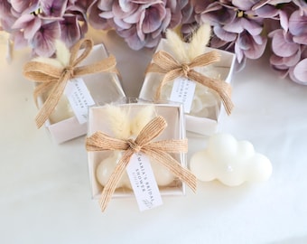 Personalized Cloud Candle Favors: Baby Shower, Wedding, Baptism