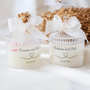 Personalisierte Hochzeitskerze Gefälligkeiten: Massenandenken-Geschenk