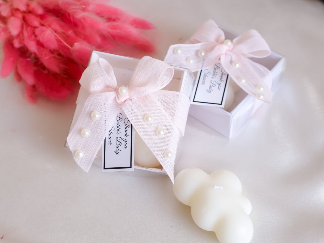 Wedding Favor Candle, Small Bubble Candle, Cloud Candle, Baby Shower