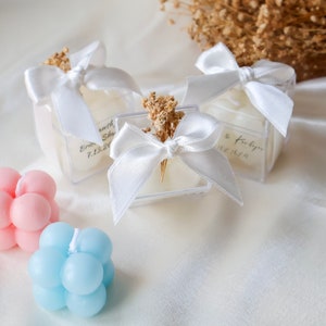 50 Bubble Candles: Personalisierte Hochzeitskerzen