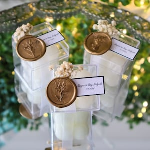 50 PCS Custom Bubble Candle - Sea Shell Candle- Wedding, Birthday, baby shower personalized favors small candle bulk gifts
