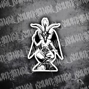 Baphomet Die Cut Aufkleber