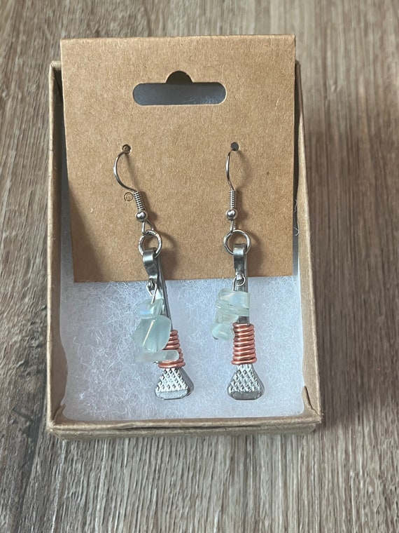Horseshoe on sale nail earrings