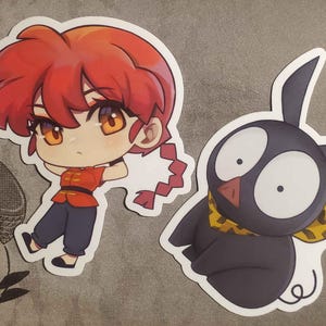 Female Ranma & P-Chan Ryoga Sticker