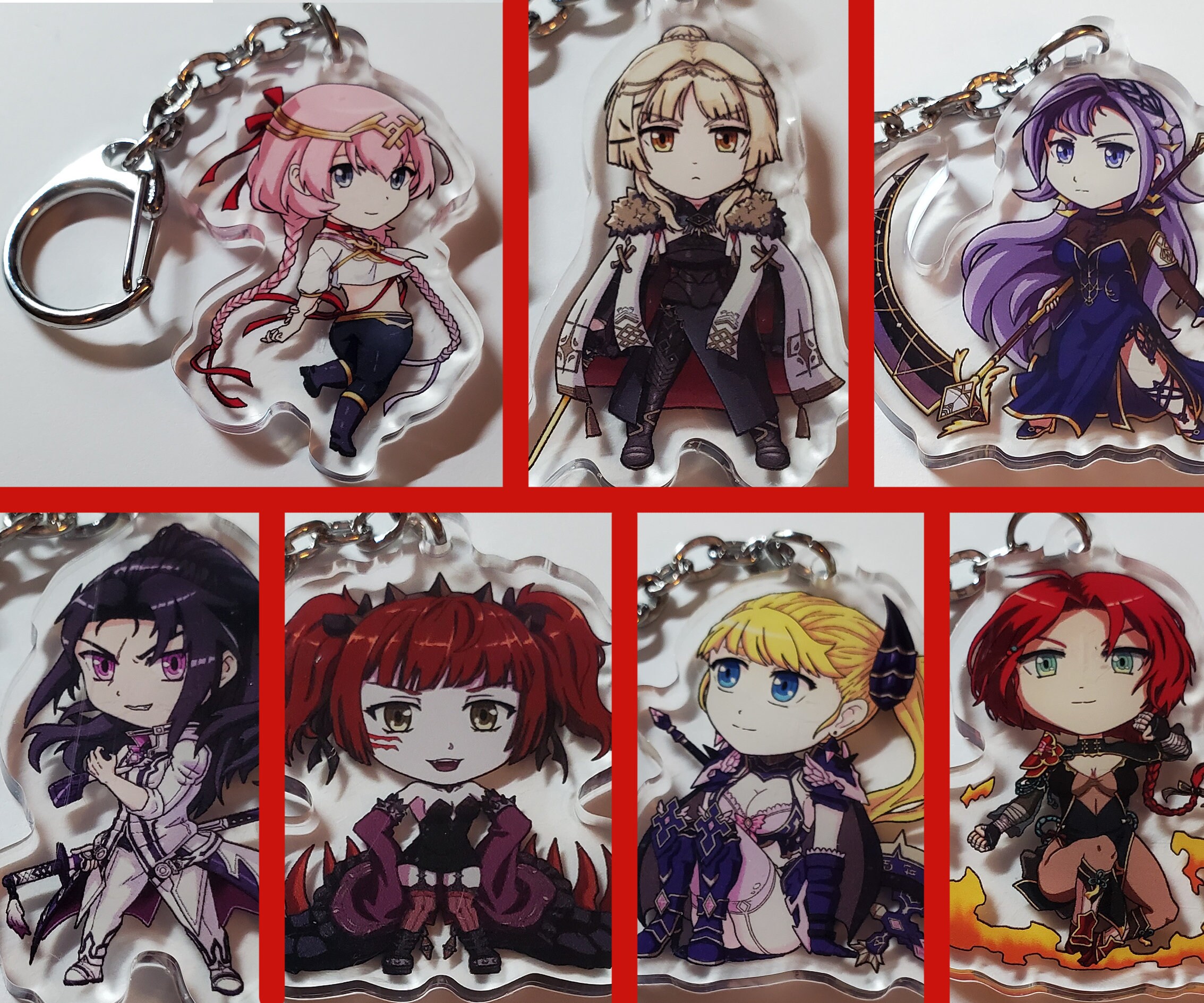 Buy 2 Get 1 Free! Epic 7 Acrylic Anime Keychains Vol. 1 (tenebria, ML ...