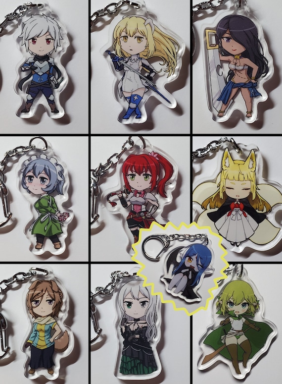 2個買うと1個無料！ダンまちキーホルダー（ベル、アイズ、アイシャ