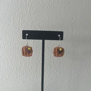 Clay Realistic Waffle Earrings