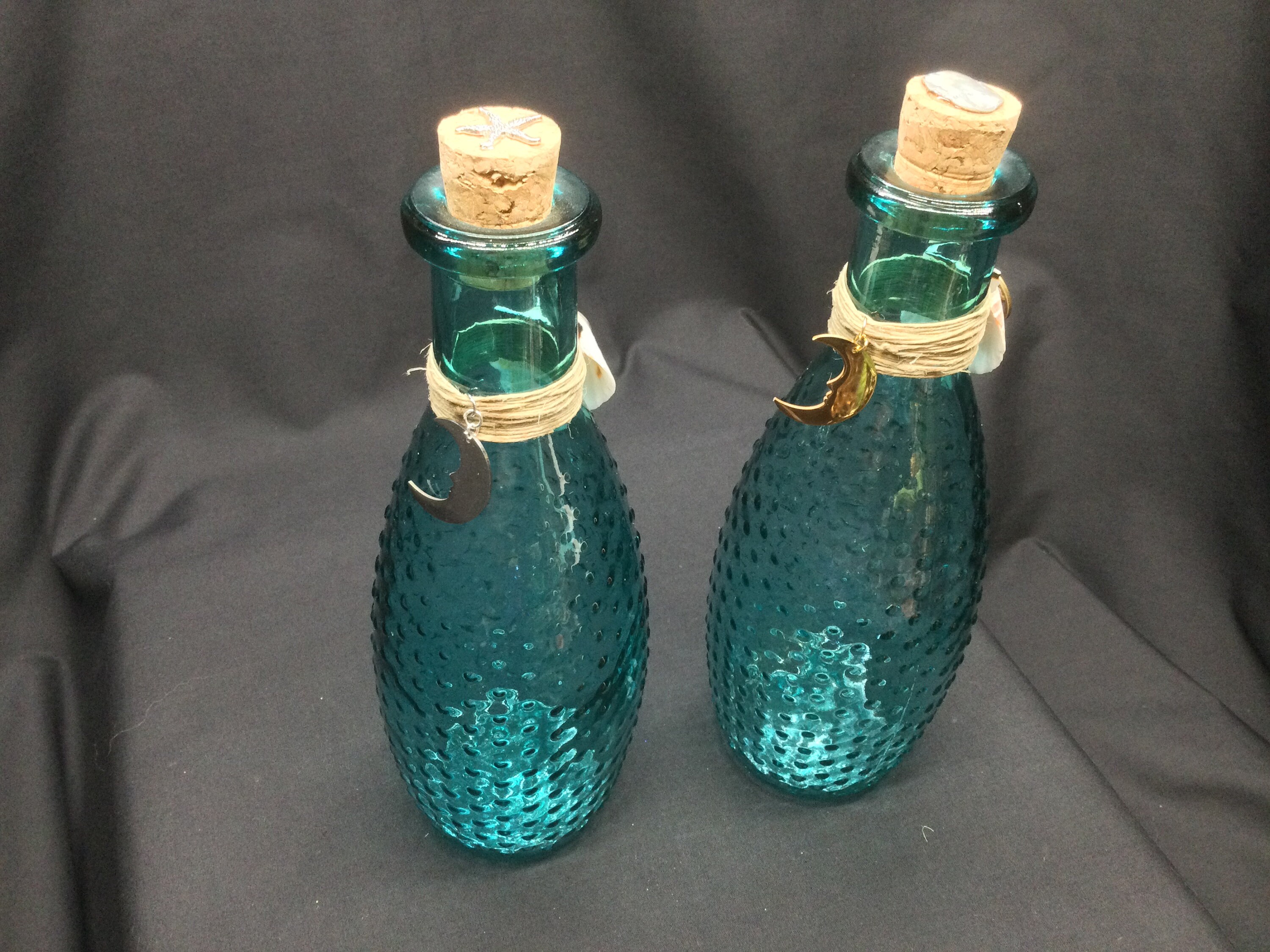 Potion Bottles, Spell Bottles, Decorative Bottles, Sea Witch, Green
