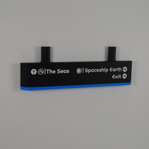 EPCOT Spaceship Earth, the Seas Breezeway Sign - Etsy