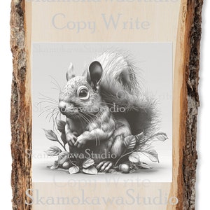 3D Illusion | Laser Burn SVG PNG Digital File | Perfect for Engraving | Laser Ready Design | Squirrel