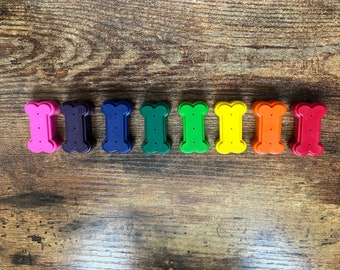Pastelli personalizzati Mini Bone, pastelli arcobaleno, realizzati su misura